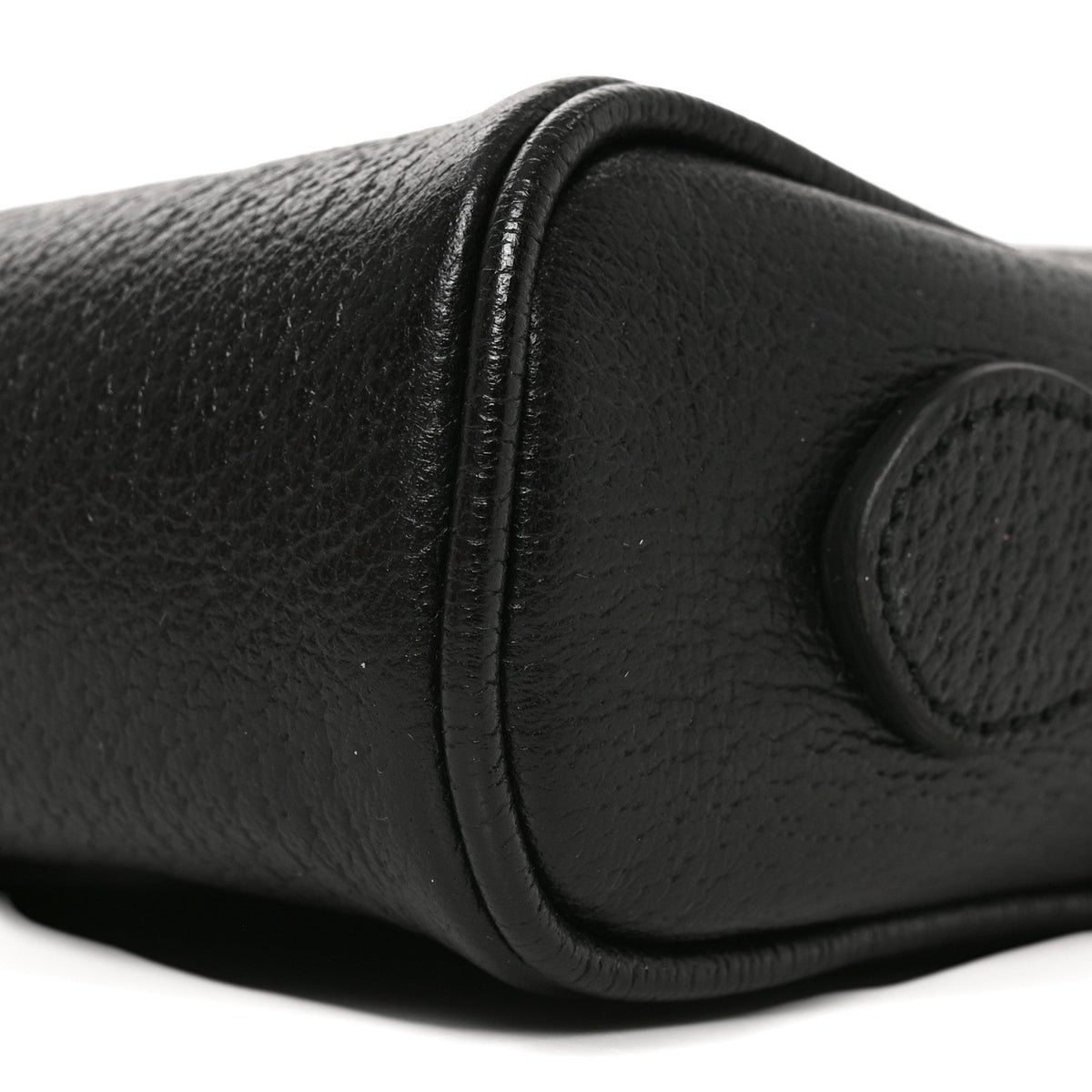 Mini Calfskin Shoulder Bag - Black