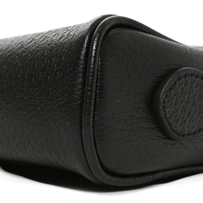 Mini Calfskin Shoulder Bag - Black