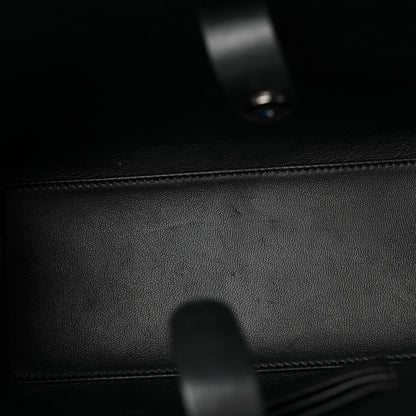 Mini Calfskin Handbag - Black