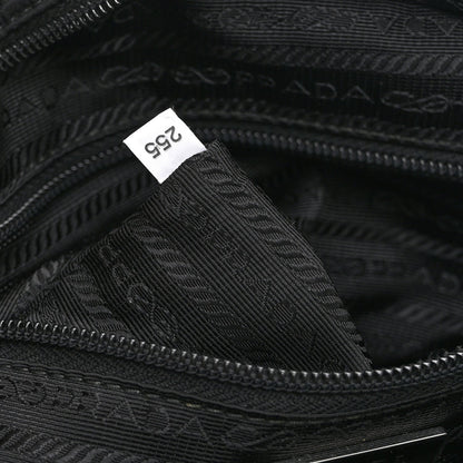 Nylon Shoulder Bag - Black