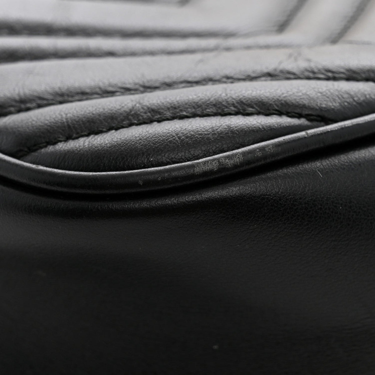 Small Calfskin Shoulder Bag - Black