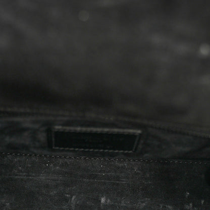 Small Calfskin Handbag - Black