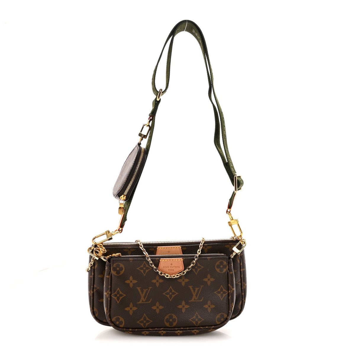 Monogram Multi Pochette Accessories Kaki Handbag