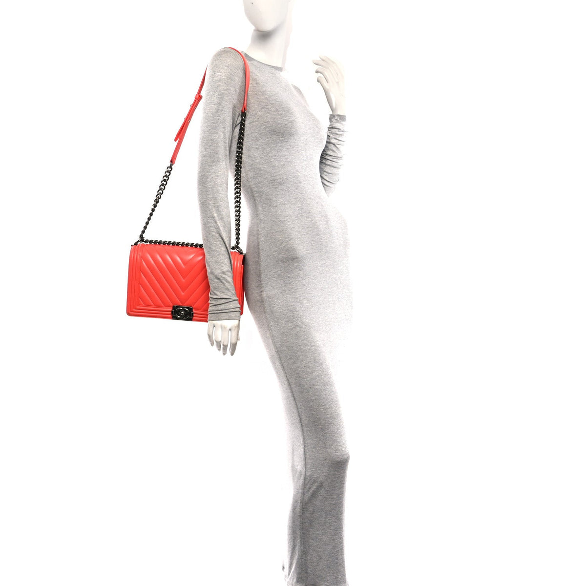 Medium Quilted Lambskin Flap Shoulder Bag