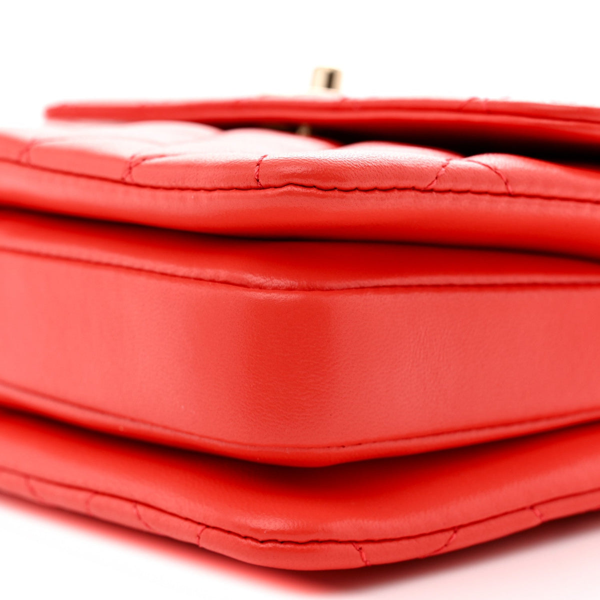 Mini Quilted Lambskin Flap Shoulder Bag