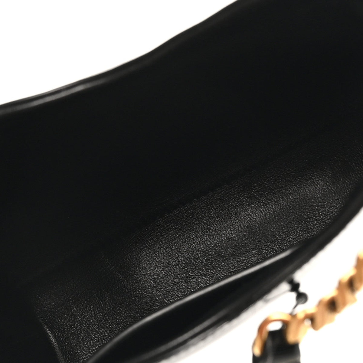 Mini Calfskin Hobo Bag - Black