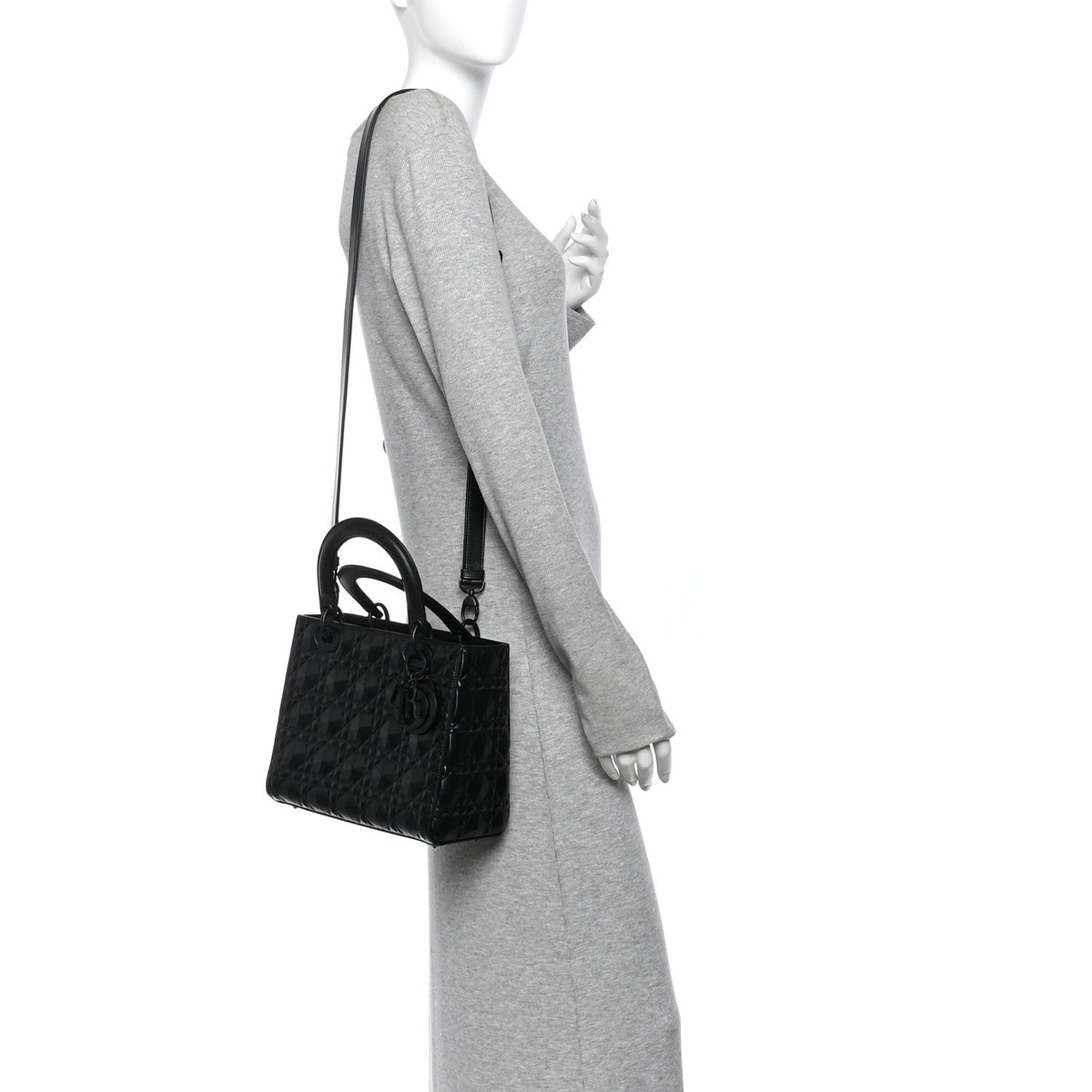 Medium Calfskin Handbag - Black
