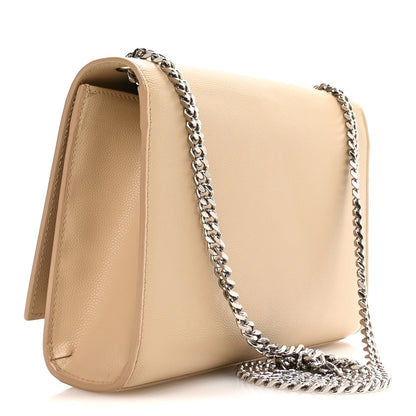 Medium Satchel Bag - Beige