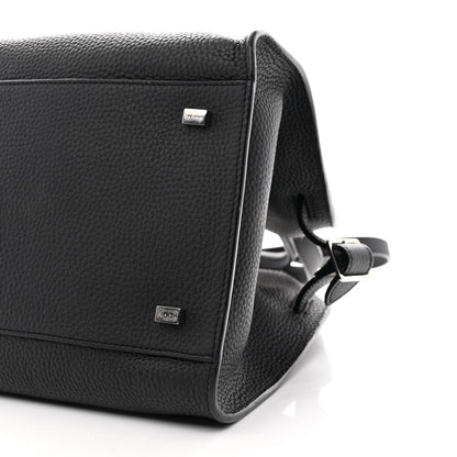 Calfskin Handbag - Black