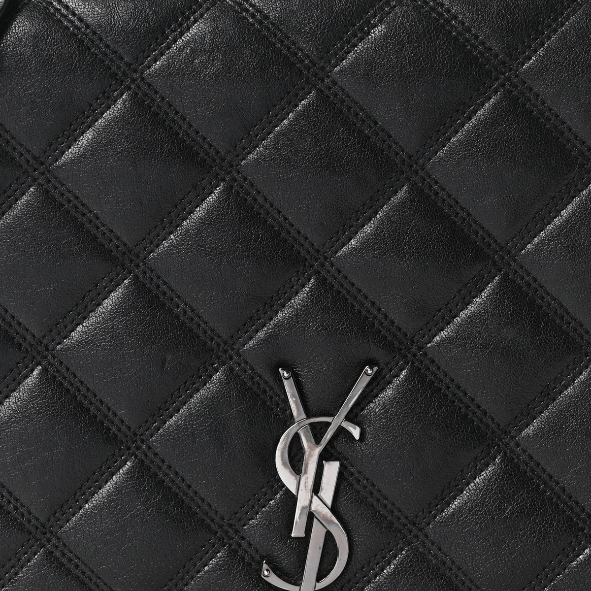 Mini Quilted Lambskin Handbag - Black