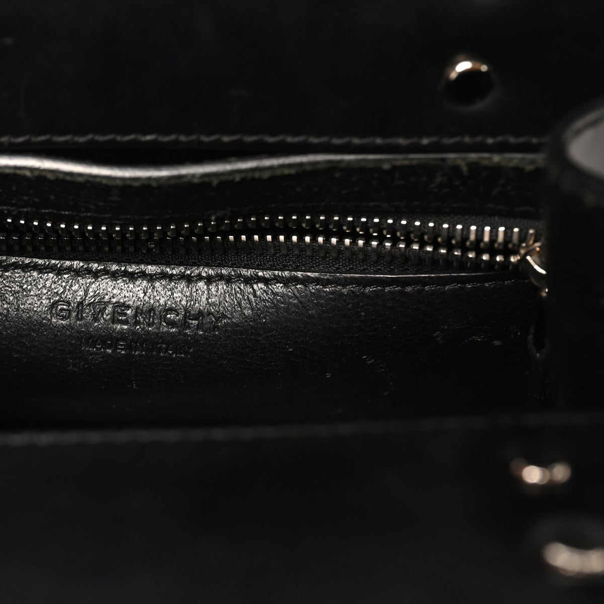 Mini Calfskin Satchel Bag - Black