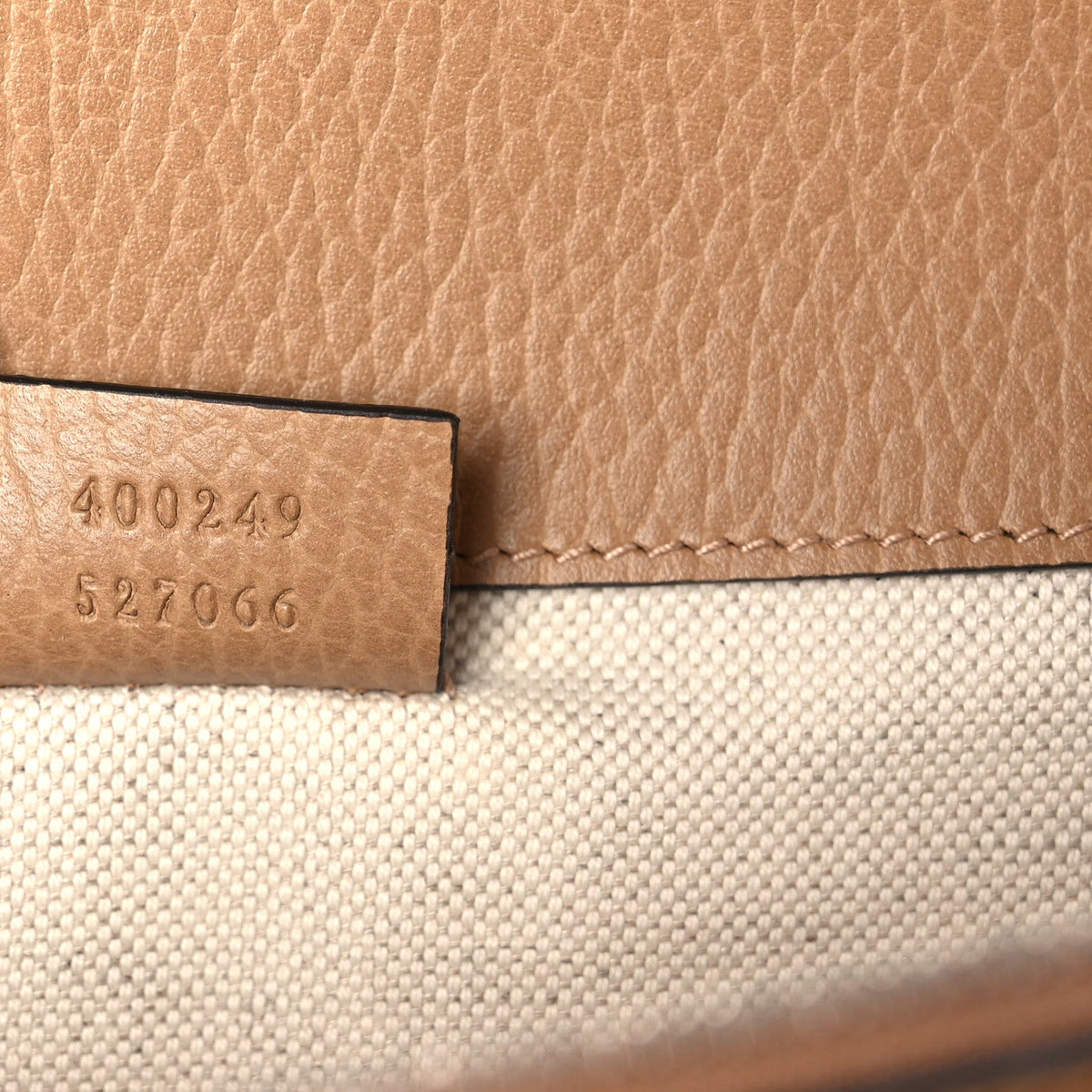 Small Calfskin Shoulder Bag - Natural