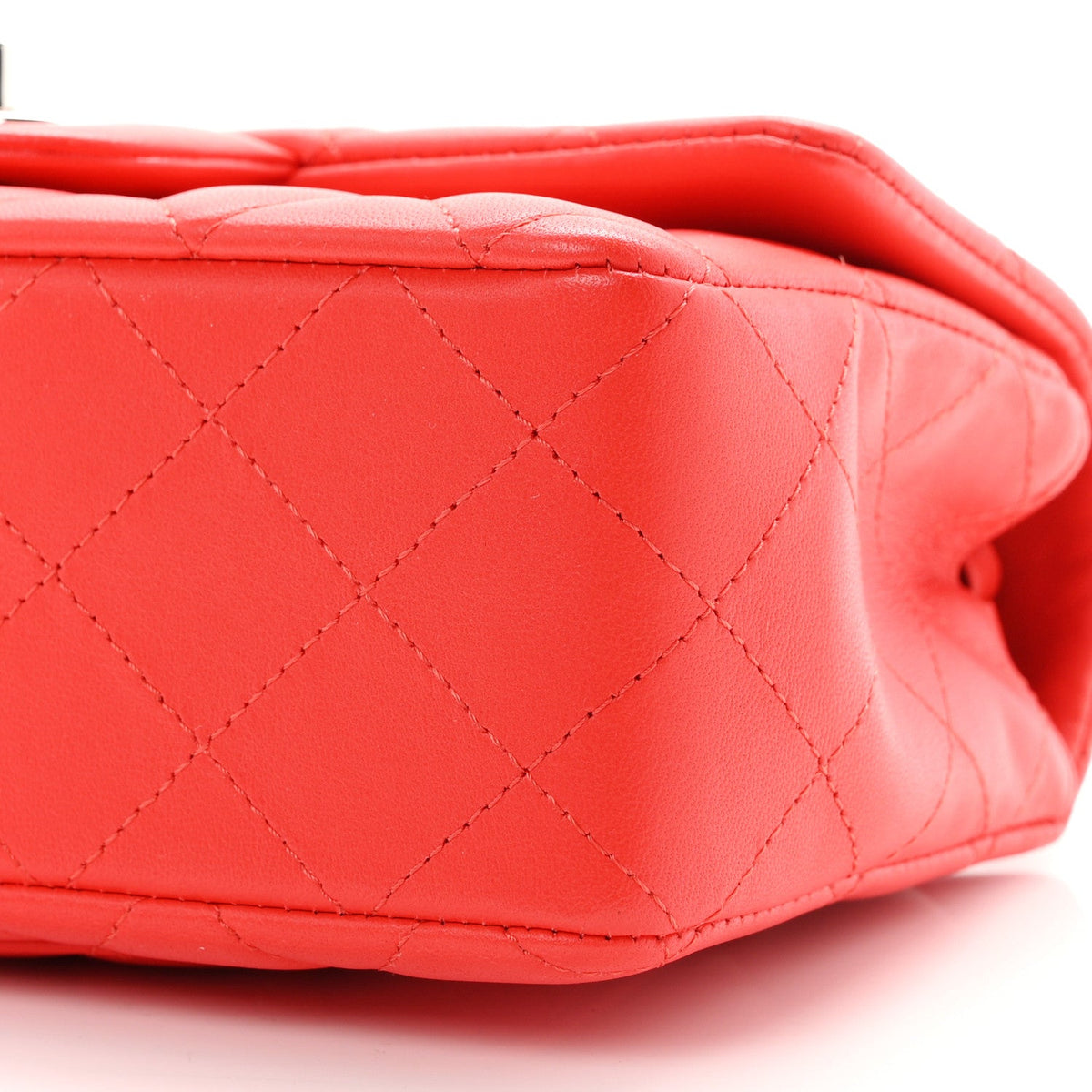 Mini Quilted Lambskin Flap Shoulder Bag - Tan