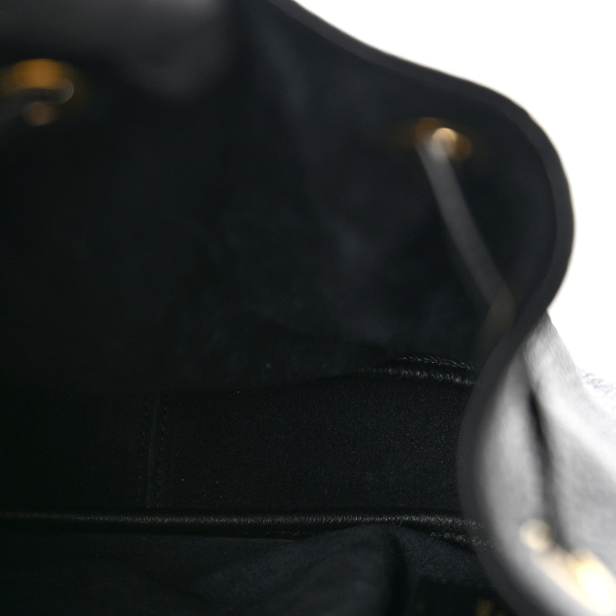 Mini Calfskin Hobo Bag - Black