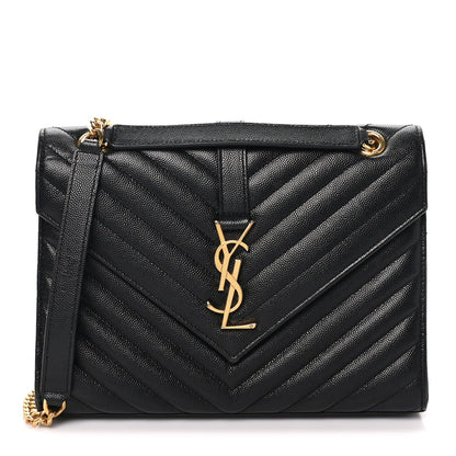 Medium Satchel Bag - Black