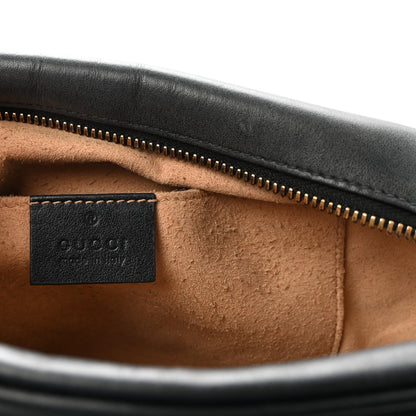Small Calfskin Shoulder Bag - Black