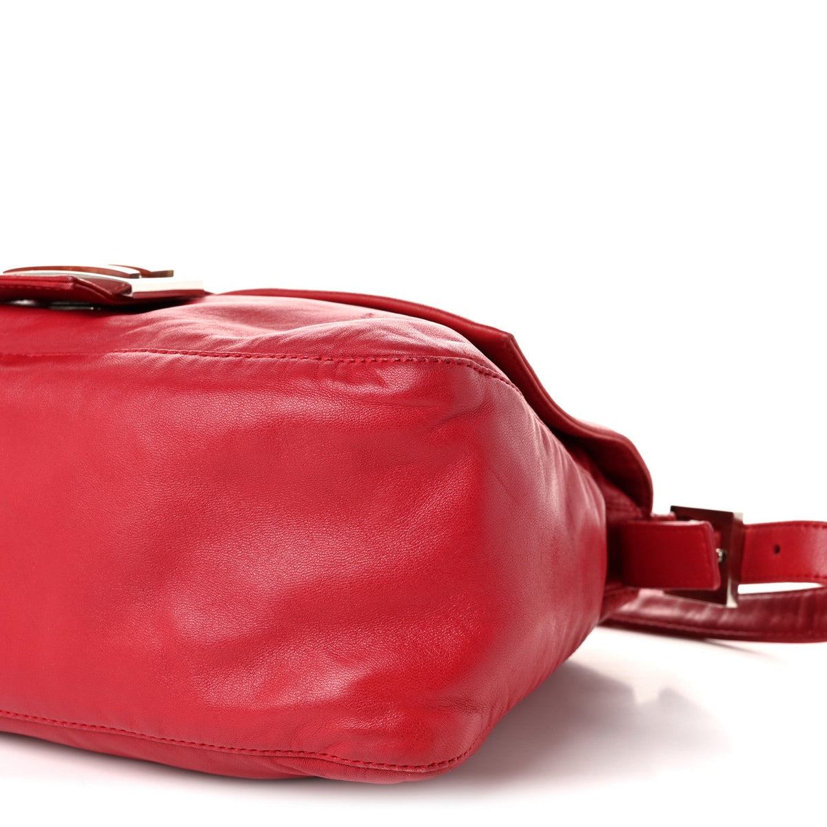 Calfskin Handbag - Red
