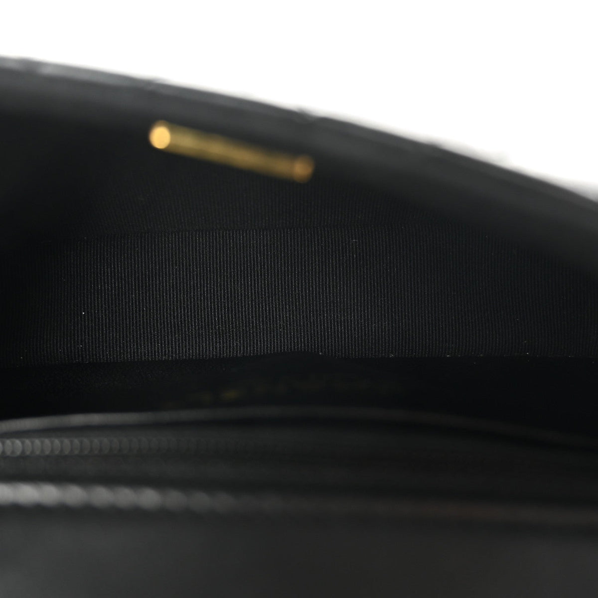 Mini Quilted Lambskin Flap Shoulder Bag - Black