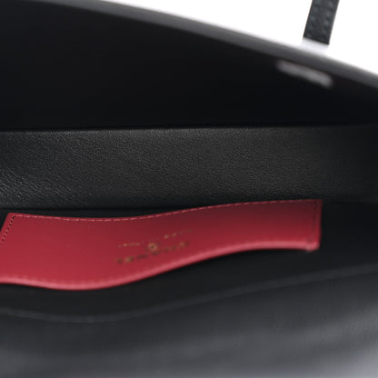 Mini Caviar Shoulder Bag - Black