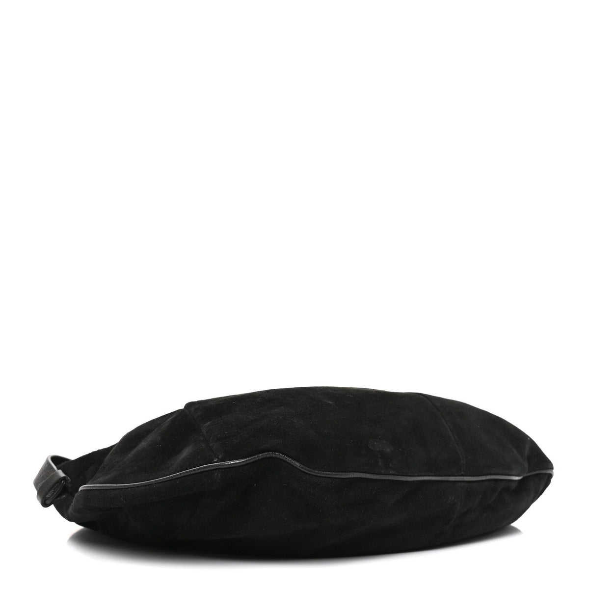 Suede Hobo Bag - Black