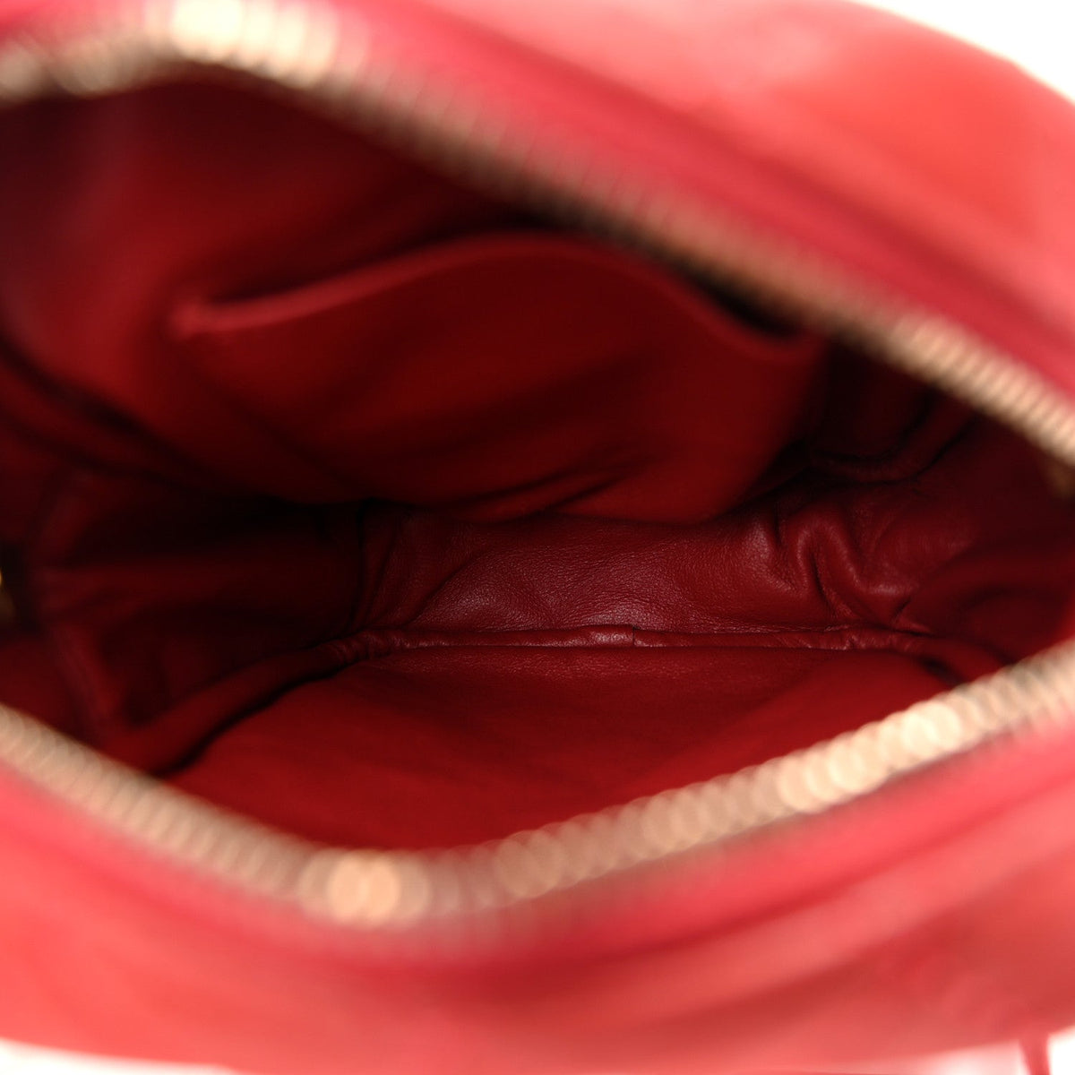 Quilted Calfskin Handbag - Red