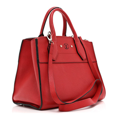 Taurillon City Steamer Pm Rouge Handbag