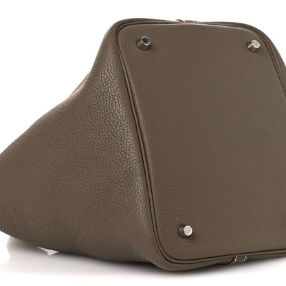 Taurillon Clemence Picotin Lock Mm Etoup Handbag