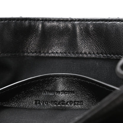 Mini Quilted Lambskin Handbag - Black