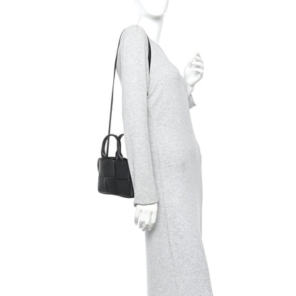 Mini Calfskin Tote Bag - Black