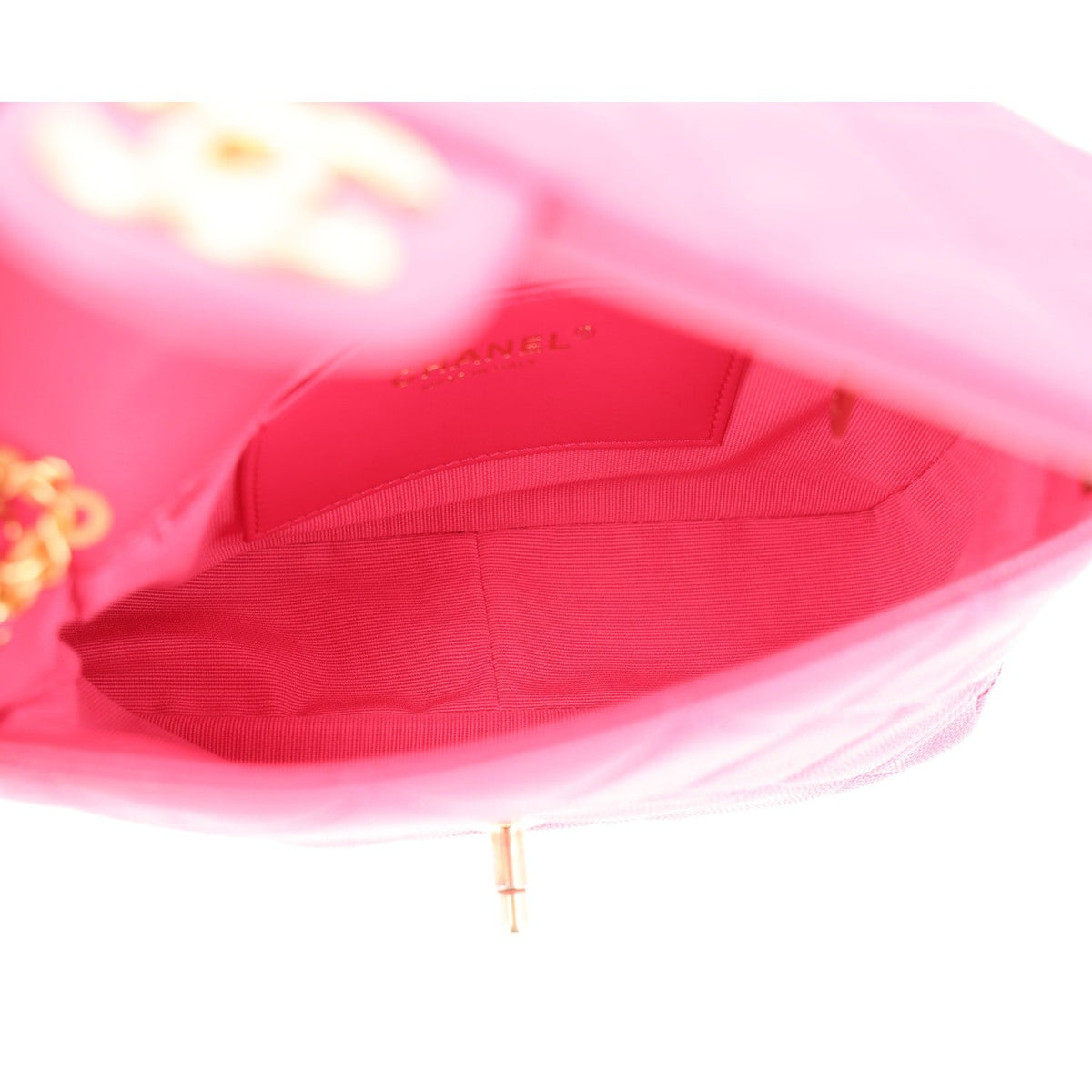 Mini Quilted Caviar Flap Shoulder Bag - Pink