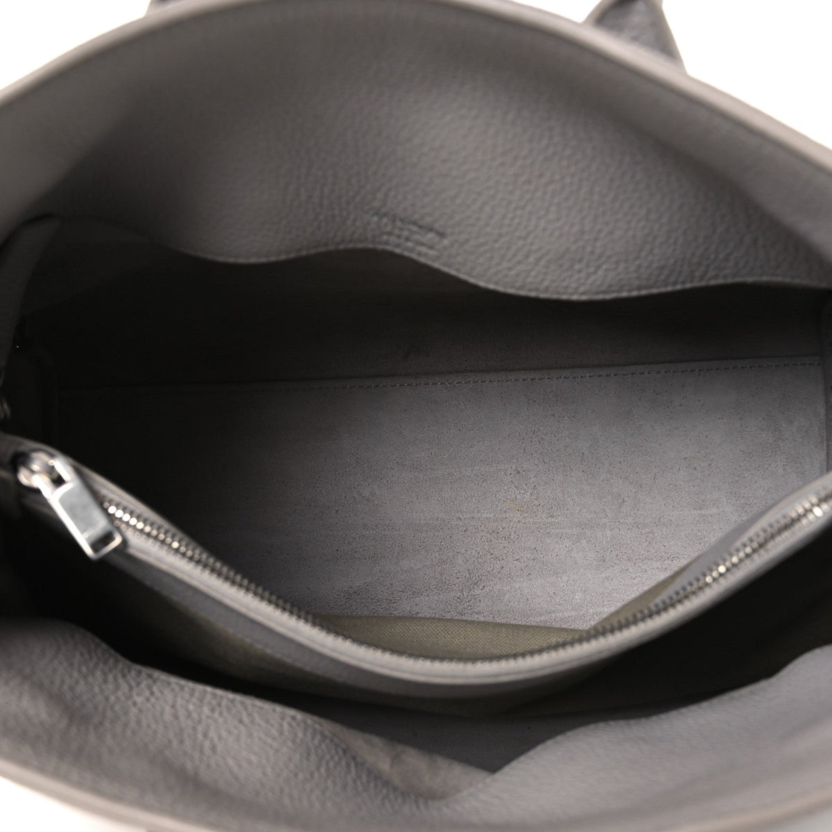 Small Calfskin Handbag - Grey