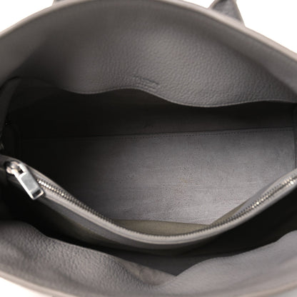 Small Calfskin Handbag - Grey