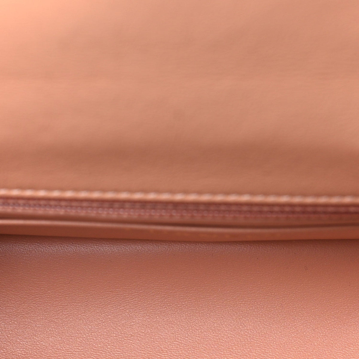 Mini Quilted Calfskin Flap Shoulder Bag - Beige
