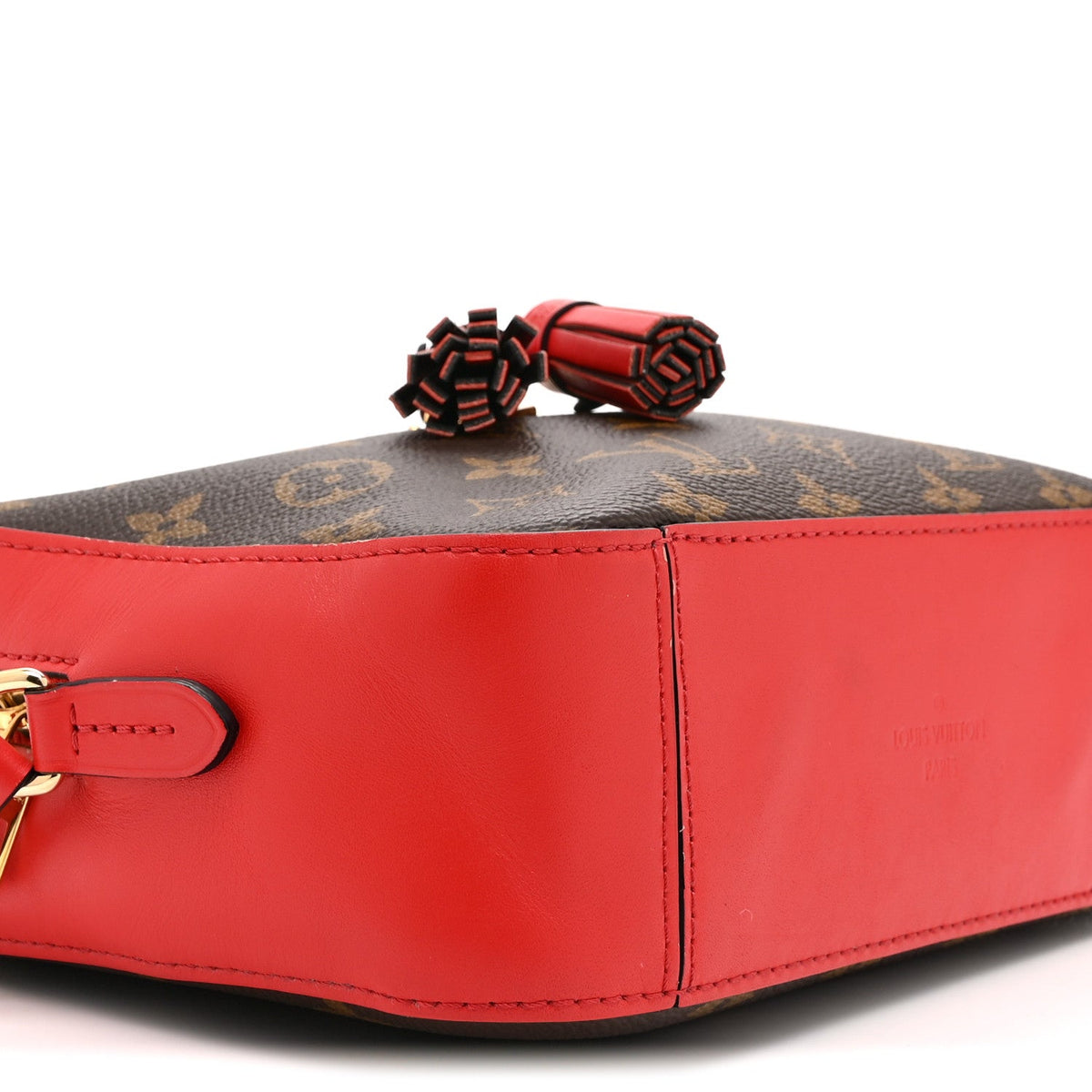 Monogram Saintonge Coquelicot Handbag