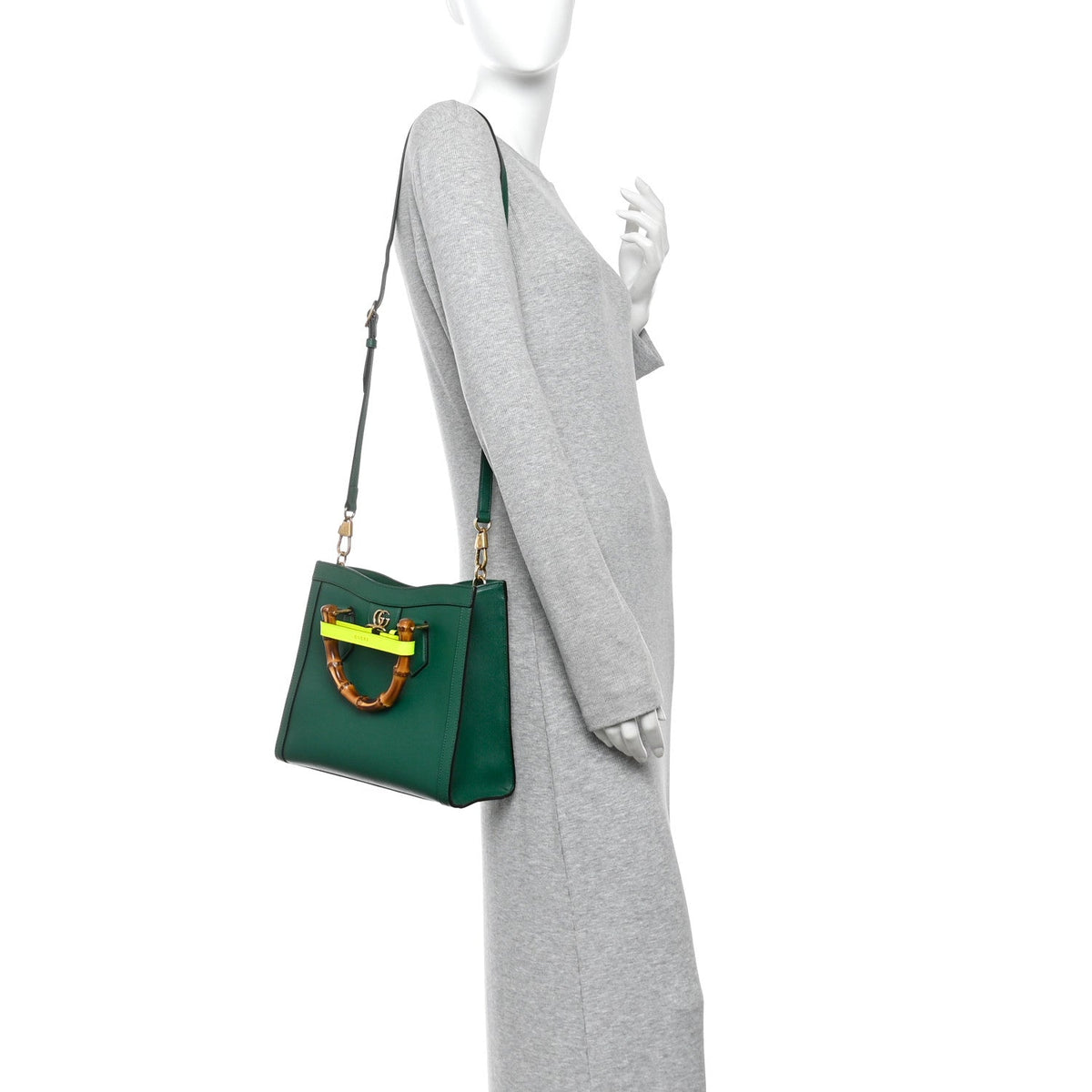 Small Calfskin Tote Bag - Green