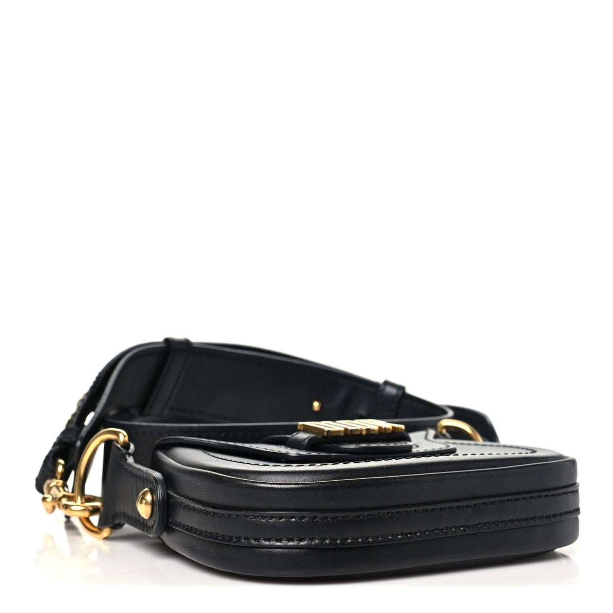 Mini Calfskin Handbag - Black
