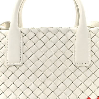 Mini Nappa Handbag - White