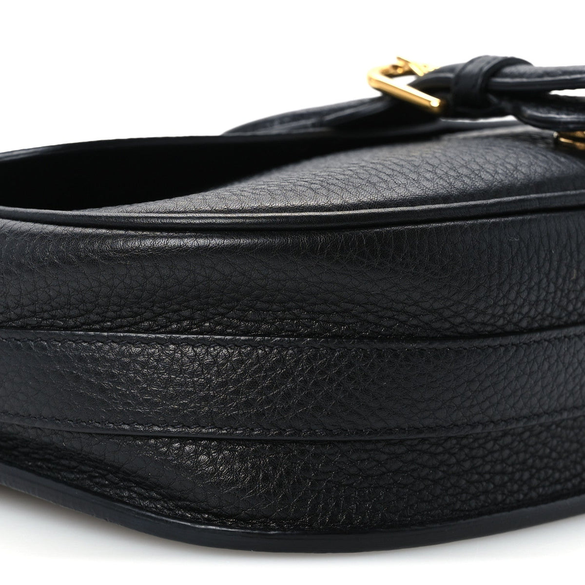 Medium Calfskin Flap Shoulder Bag - Black