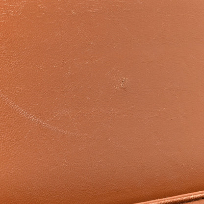 Calfskin Canvas Handbag - Tan