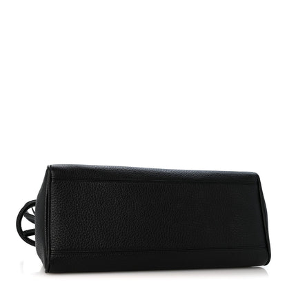 Calfskin Handbag - Black