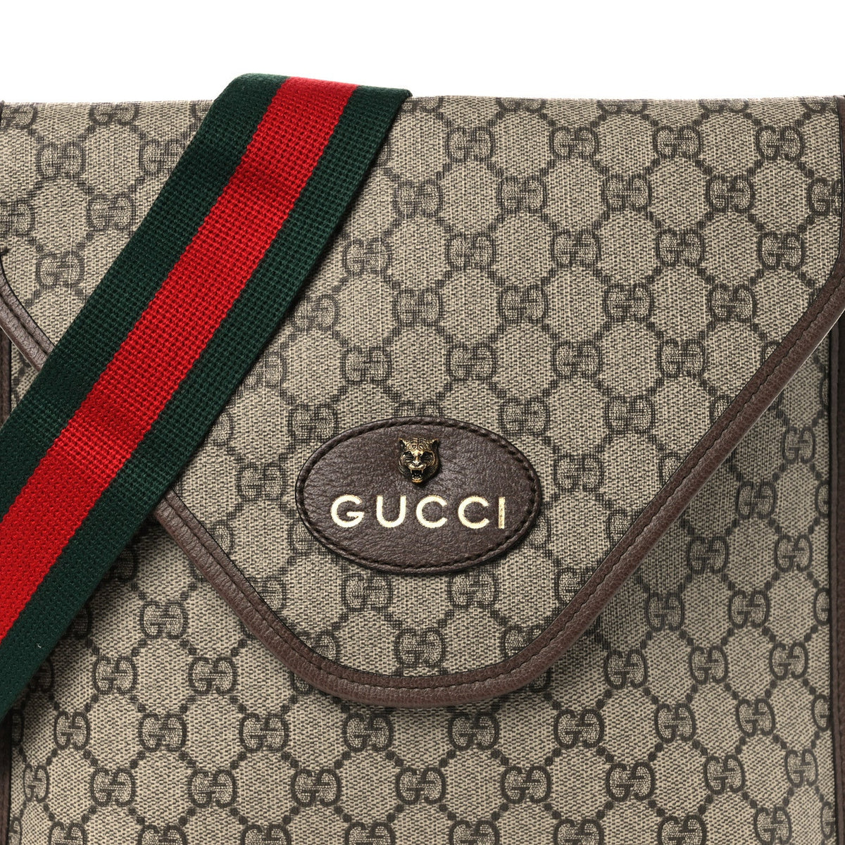 Medium Flap Shoulder Bag - Beige