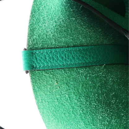 Taurillon Clemence Swift Eclat Picotin L Handbag