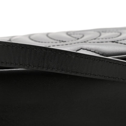 Mini Calfskin Shoulder Bag - Black