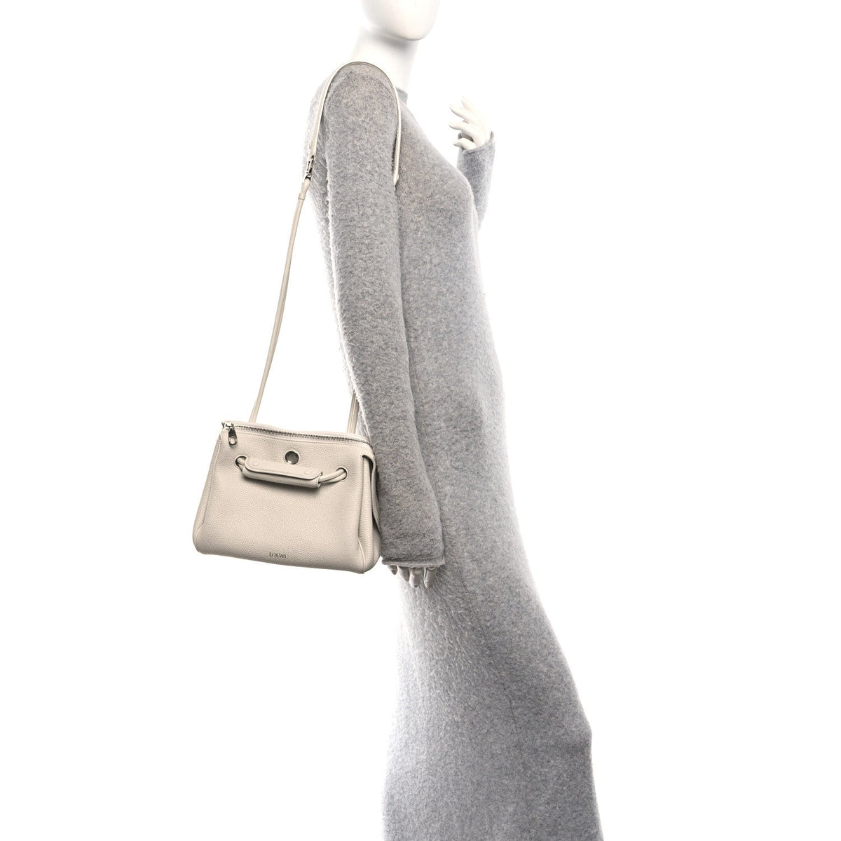 Small Calfskin Handbag - White