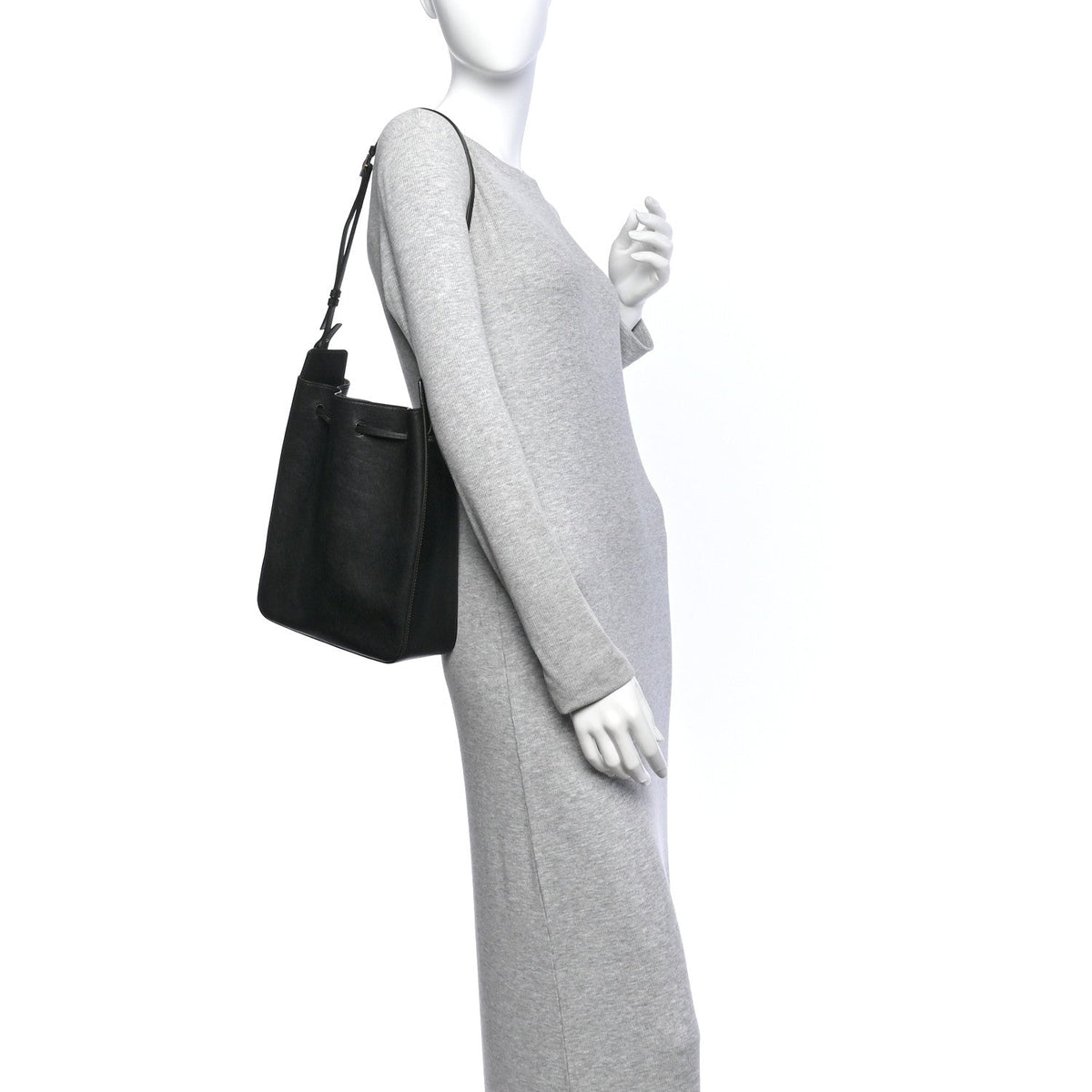 Large Calfskin Bucket Bag