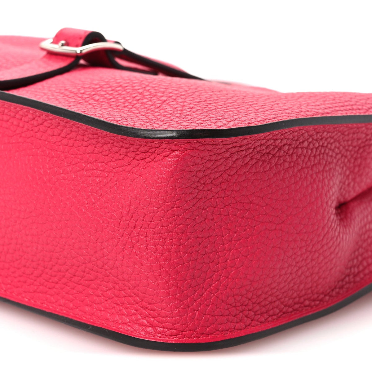 Taurillon Clemence Halzan 25 Rose Shocki Handbag