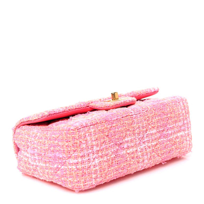 Mini Quilted Flap Shoulder Bag - Tan