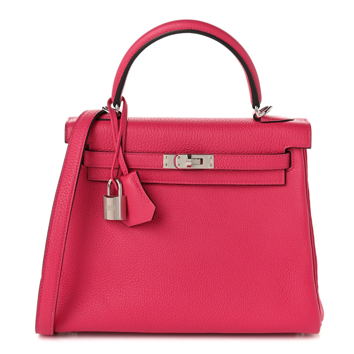 Togo Kelly Retourne 25 Rose Mexico Handbag