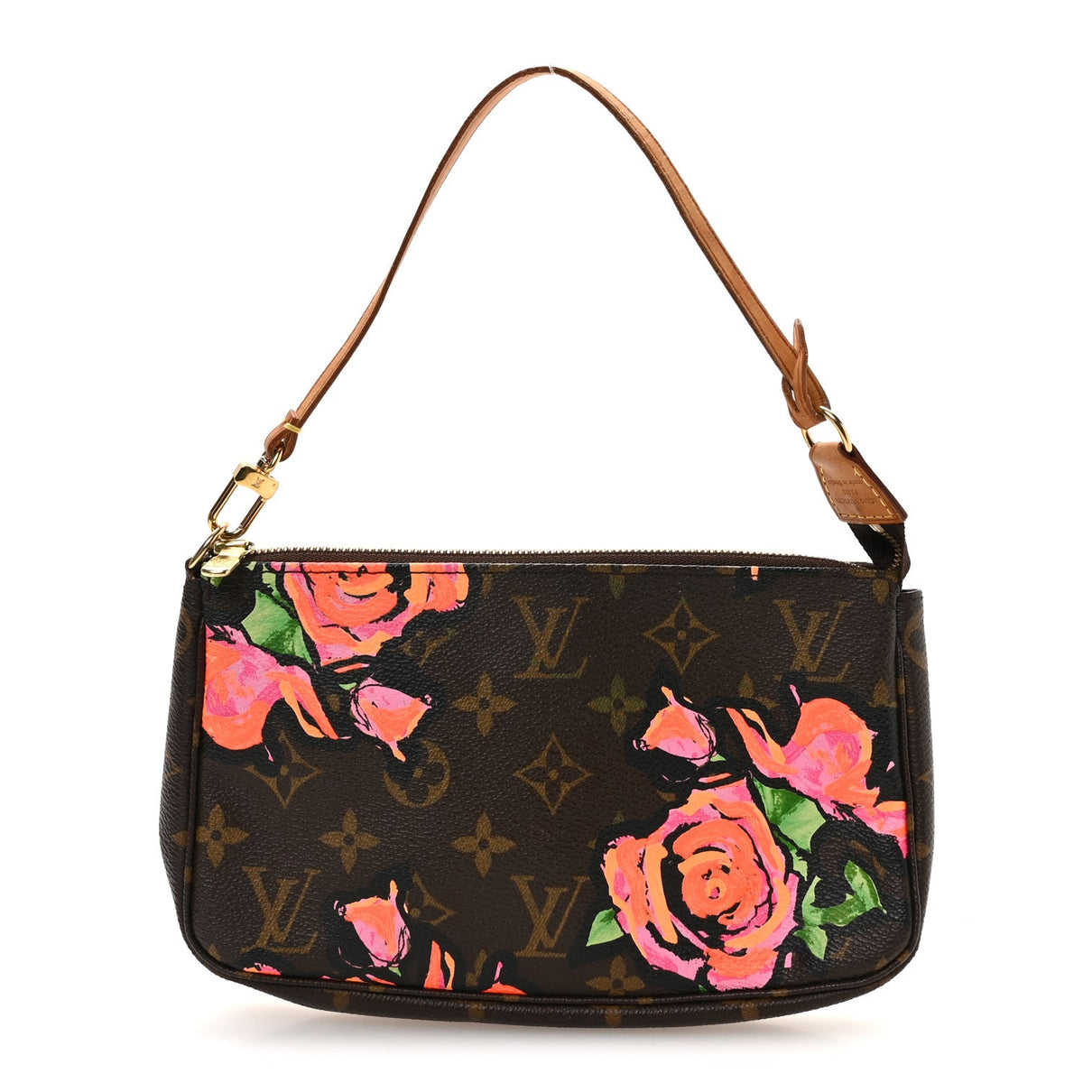 Monogram Roses Pochette Accessories Handbag