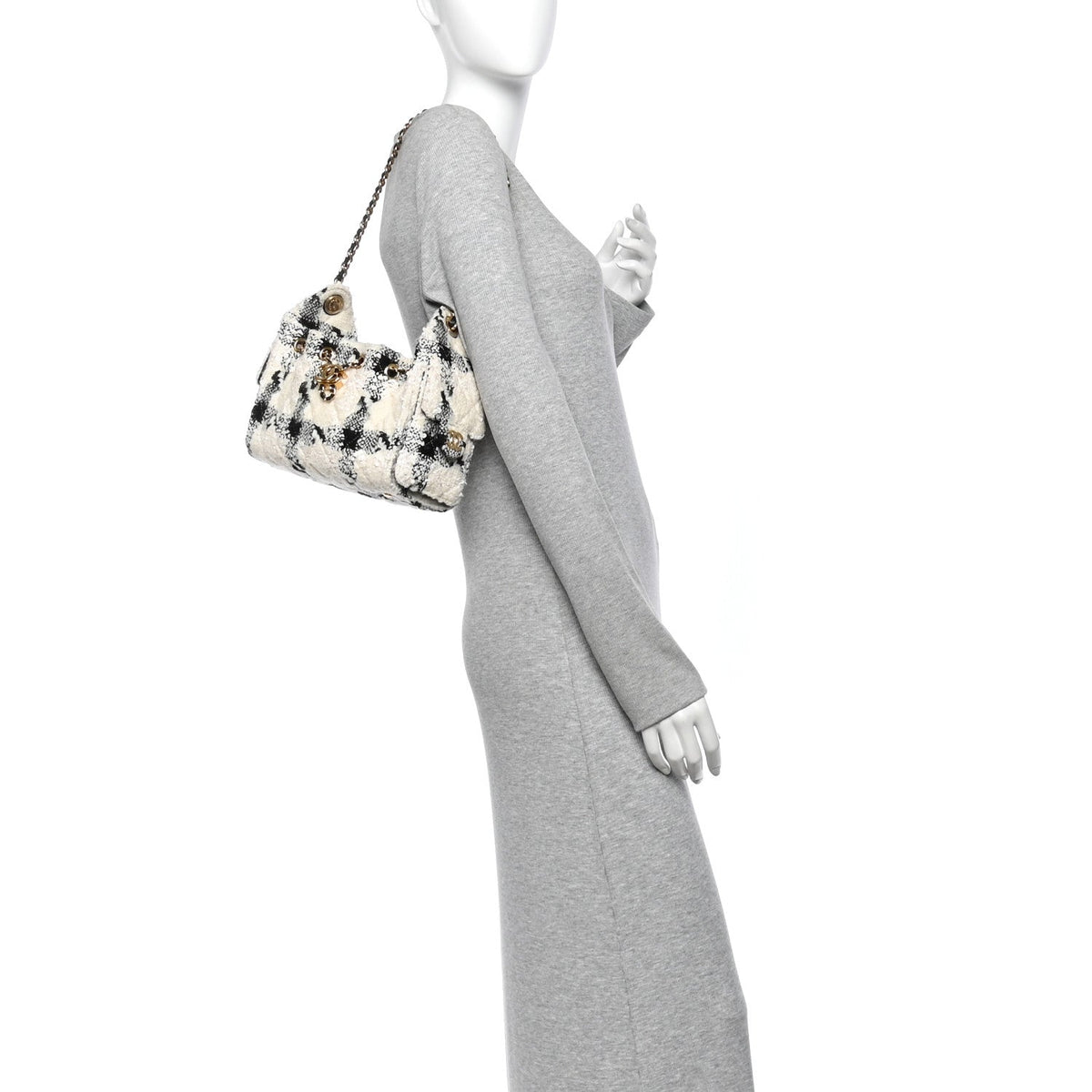 Mini Quilted Handbag - White